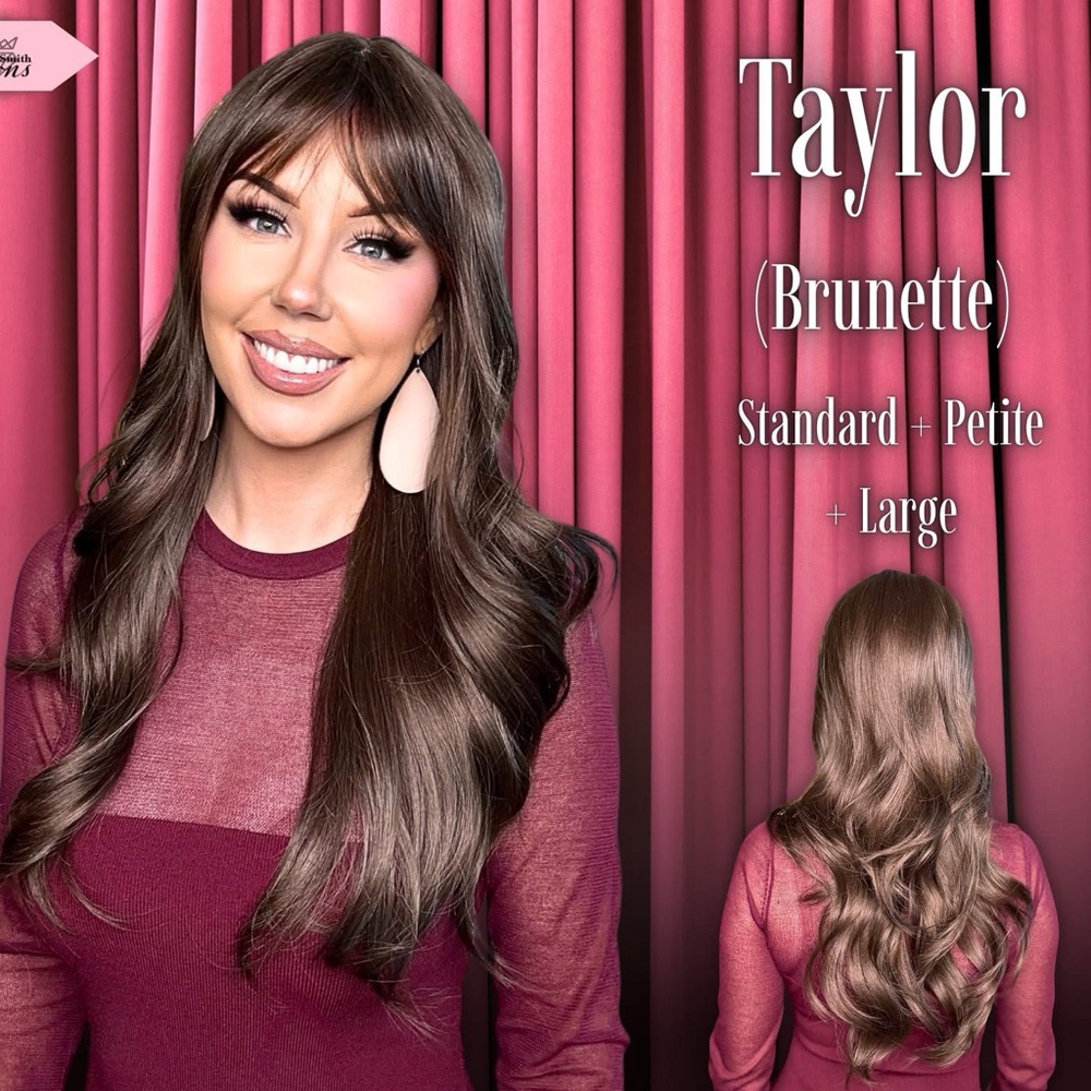 Taylor Long Wavy Women's Wig in Brunette - Soft Natural Waves